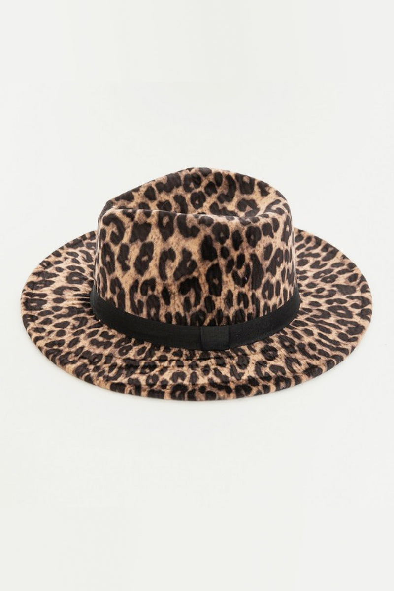 Leopard Banded Fedora