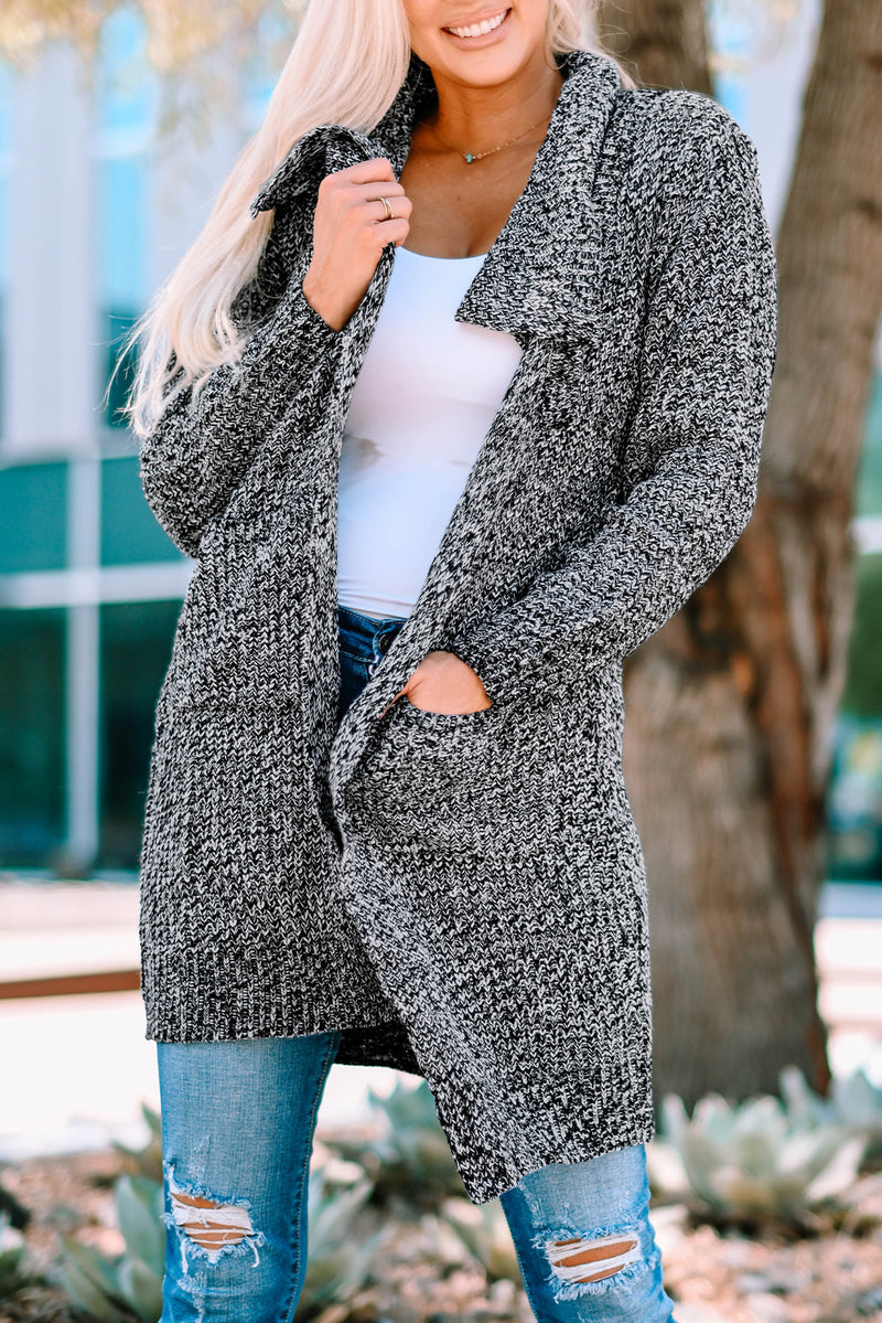 Gray cardigan with on sale pockets