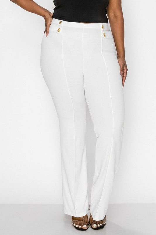 Plus Size Straight Leg Pants