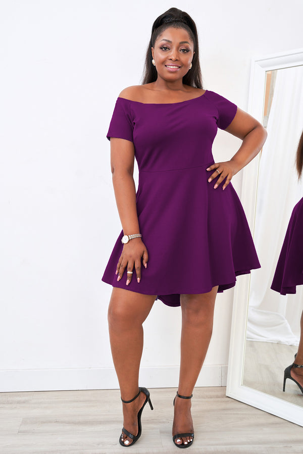 Plus Size Hi-Low Hem Dress